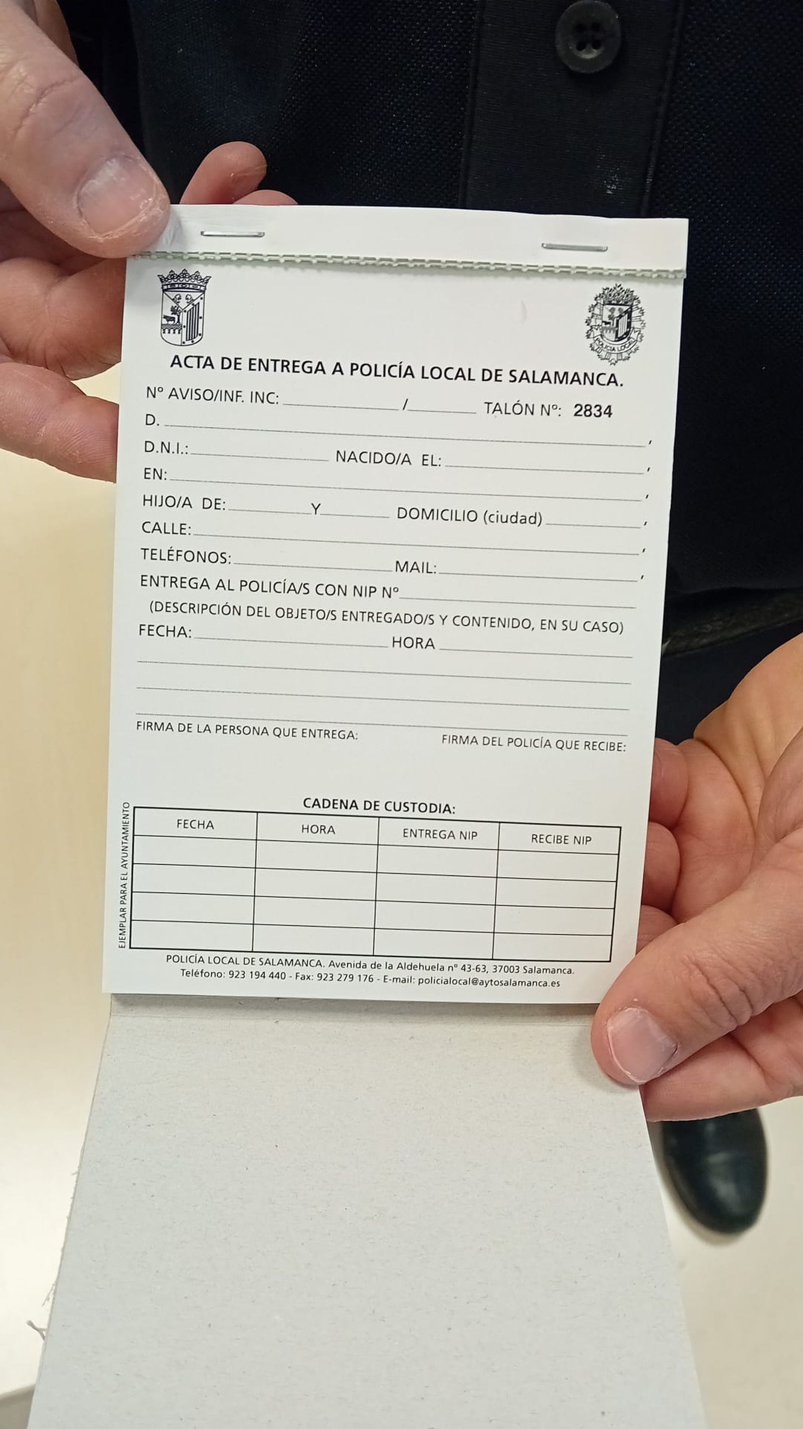 Objetos Perdidos de la Policía Local