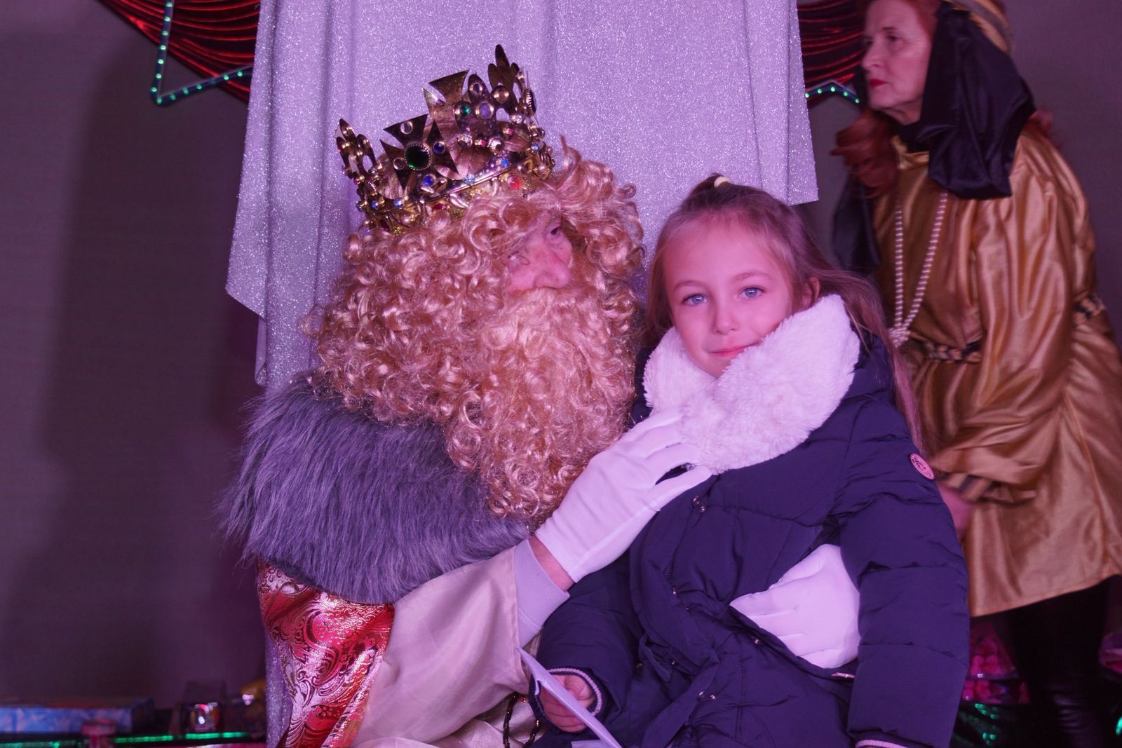 Los Reyes Magos reciben las cartas de los niños de El Encinar