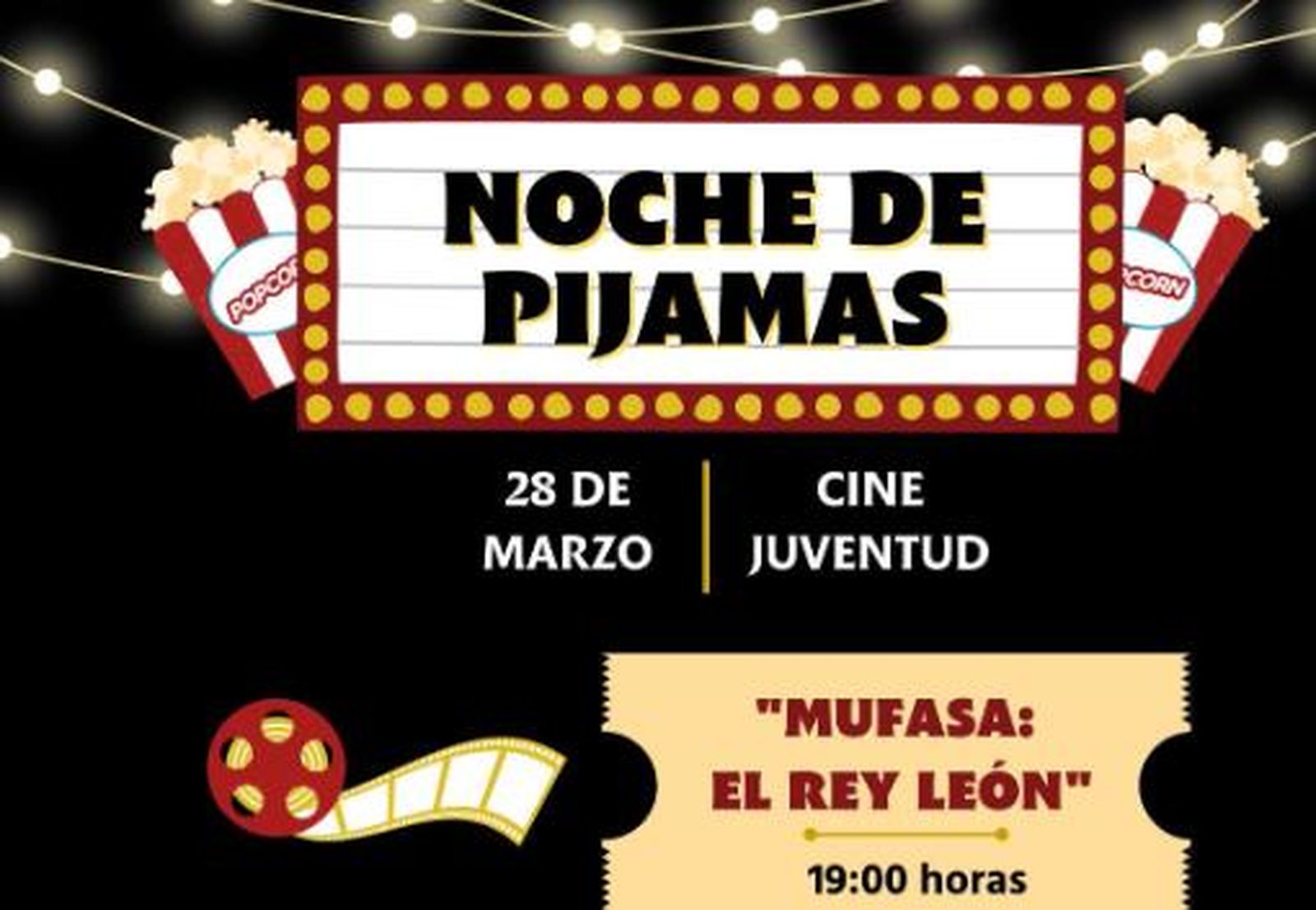Una fiesta de pijamas con película, pizza y premios en Ciudad Rodrigo