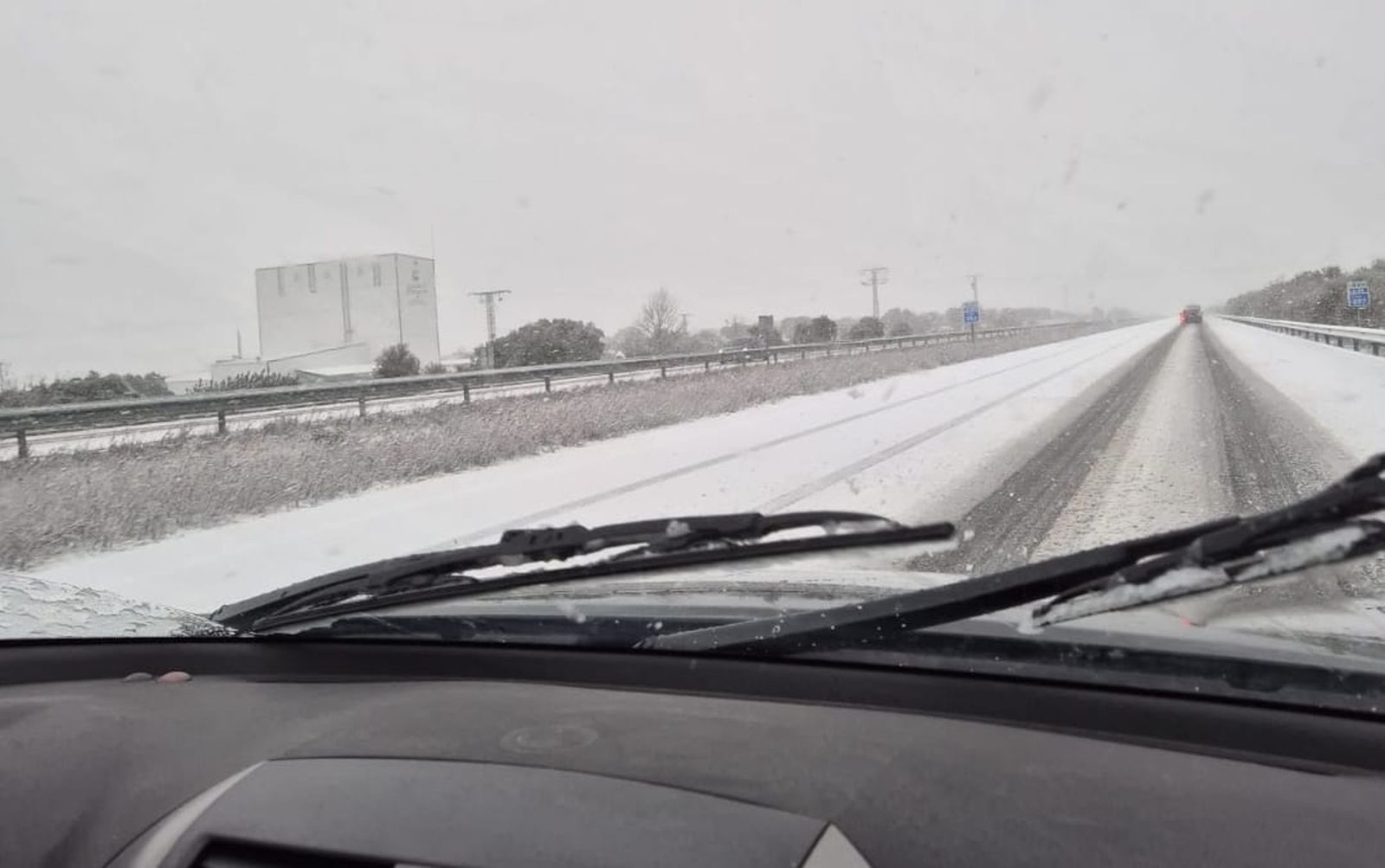 Estado de la A-66, carretera Béjar-Salamanca