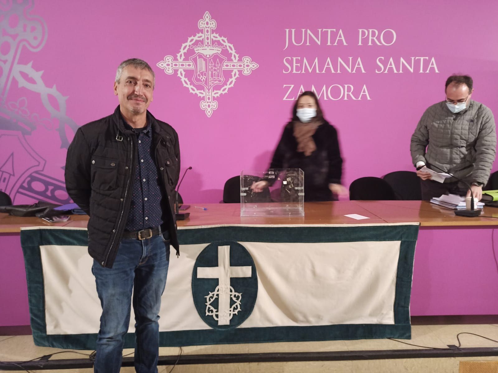 Roberto Ariza, presidente de la Hermandad Penitencial de las Siete Palabras.