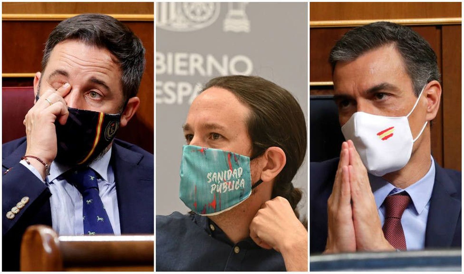 Mascarillas politicos