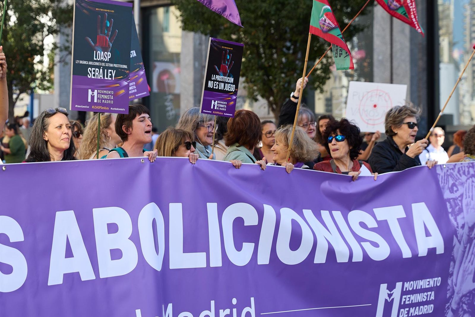 Concentración convocada por el Movimiento Feminista