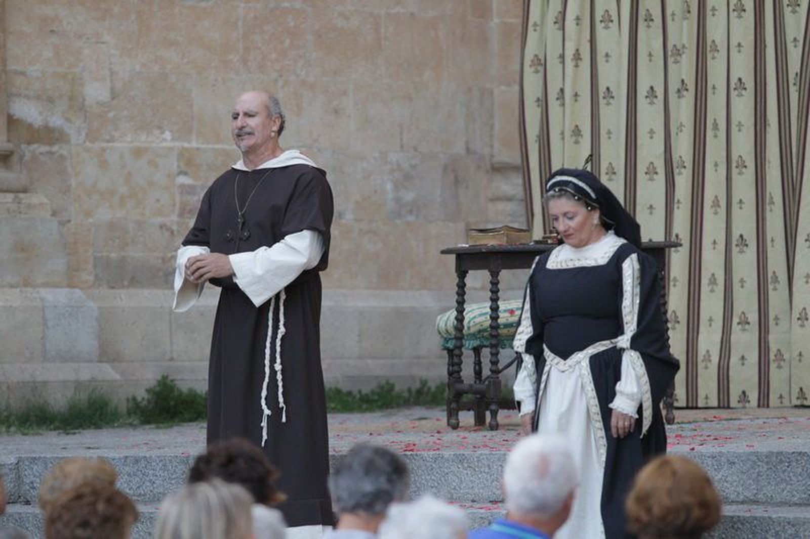 El Grupo Esfinge Teatro en una representación en Salamanca | Foto: S24H
