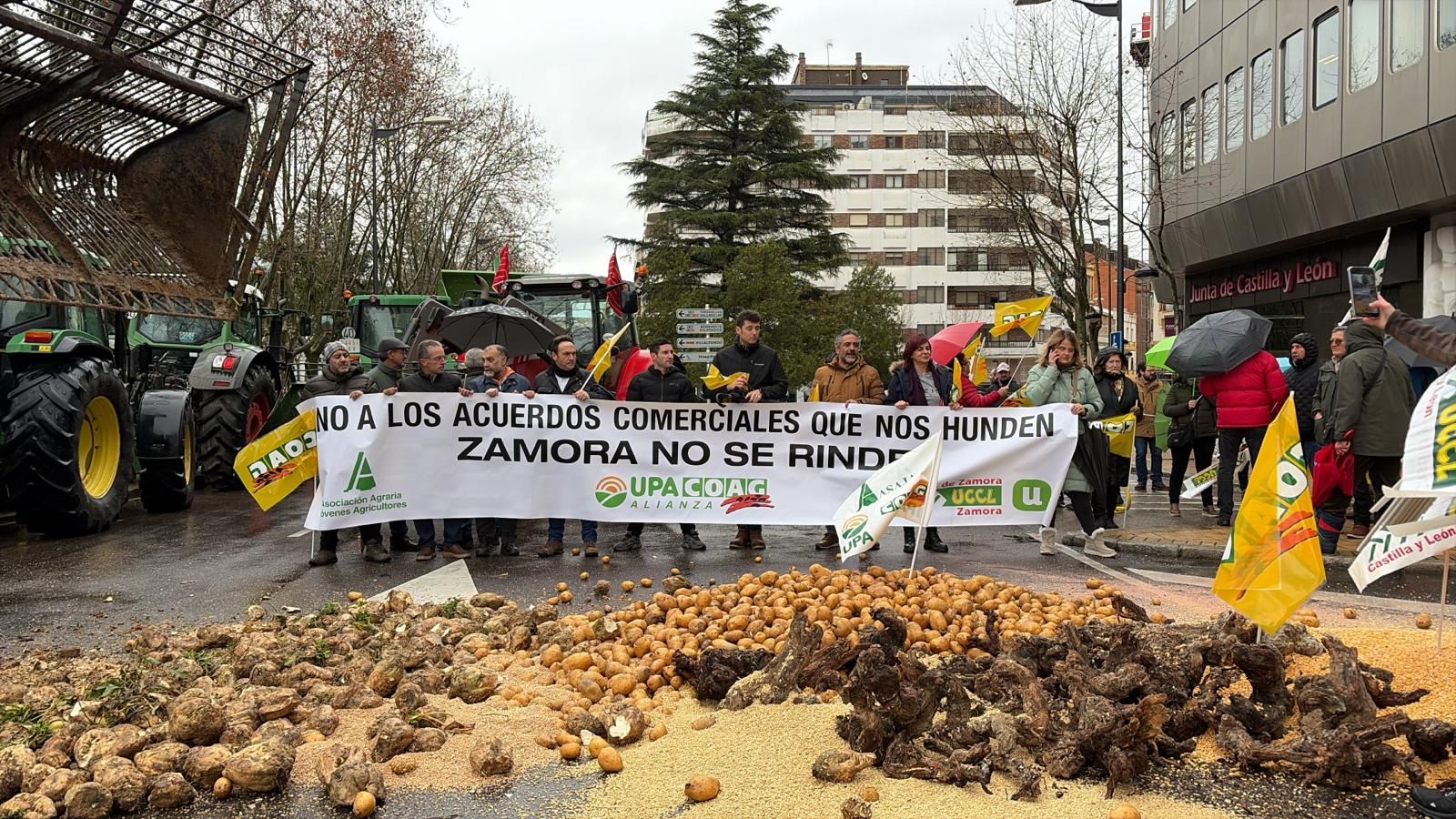 GALERÍA | Protestas en el campo zamorano: multitudinaria tractorada este jueves