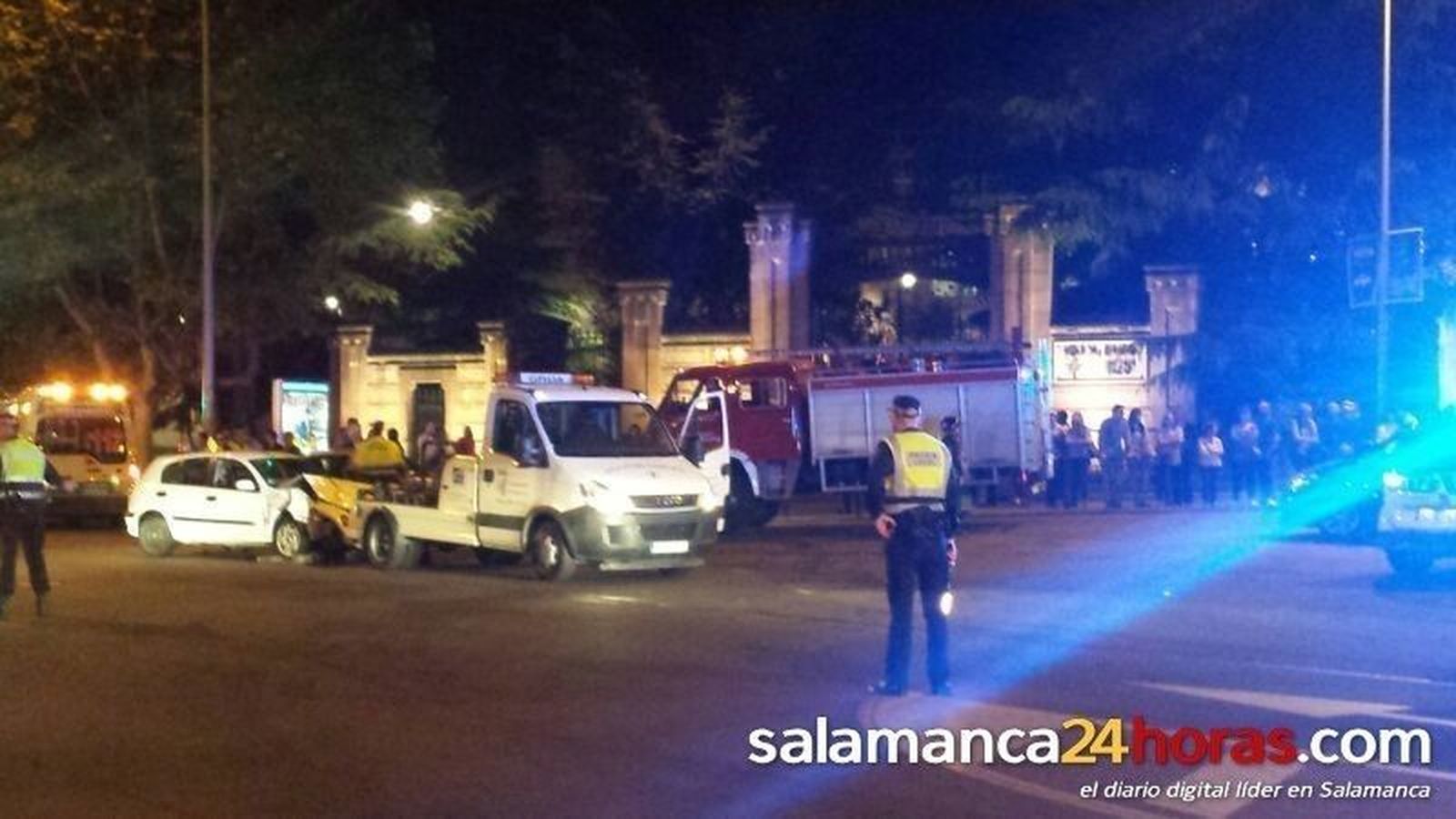 Accidente de tráfico en la Santísima Trinidad