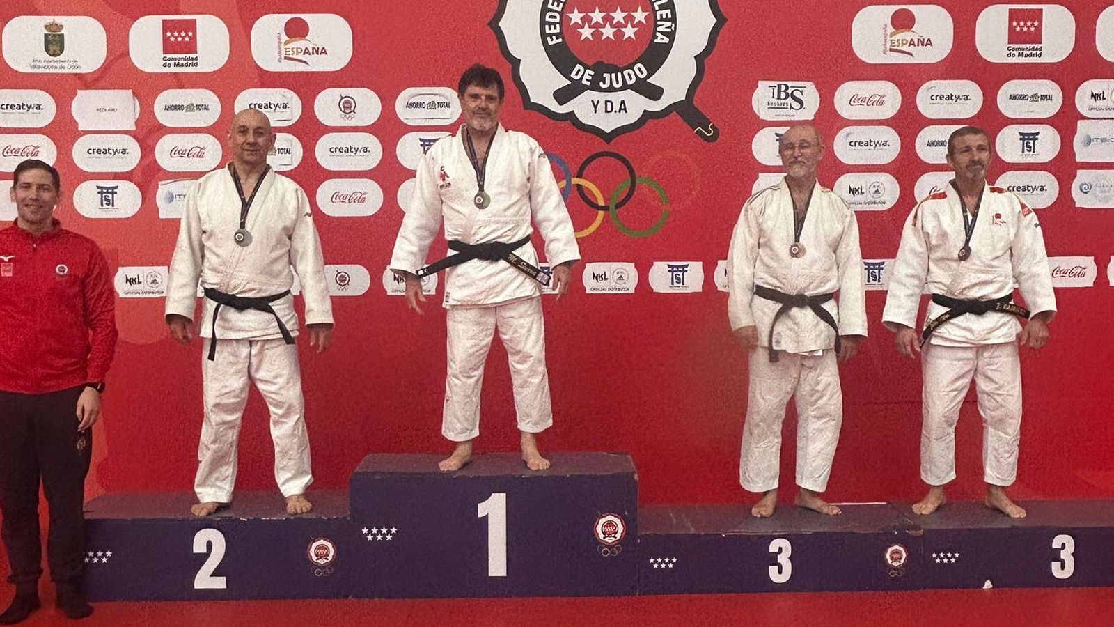 Julián Sánchez Herrero, subcampeón en la Supercopa de Españaa de Judo Veteranos celebrada en Madrid