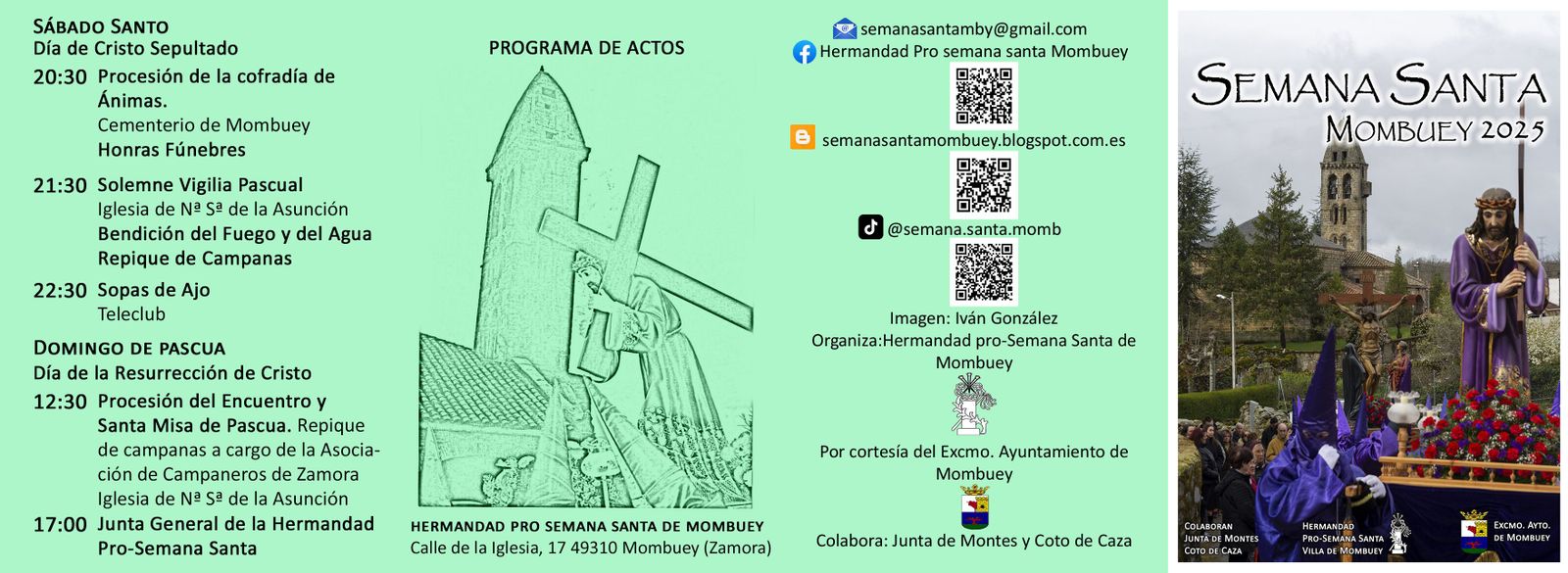 Programa Semana Santa de Mombuey 2025
