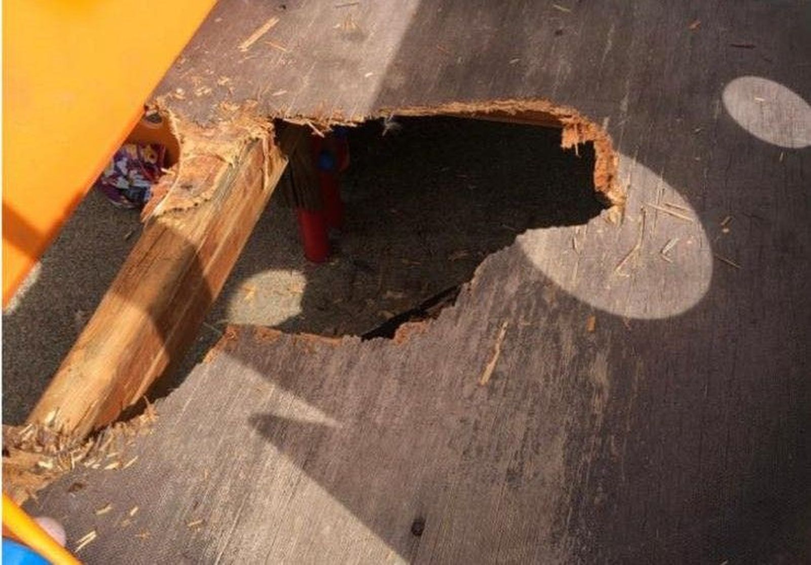 Carbajosa vandalismo en el parque La Charca