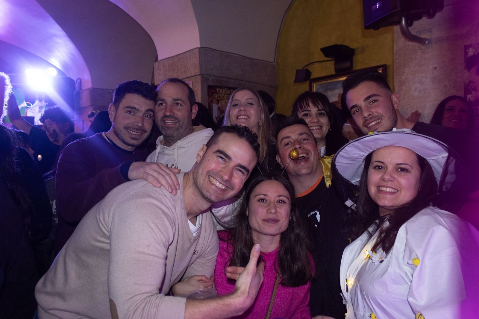 Salamanca de noche, sábado del Carnaval del Toro de Ciudad Rodrigo