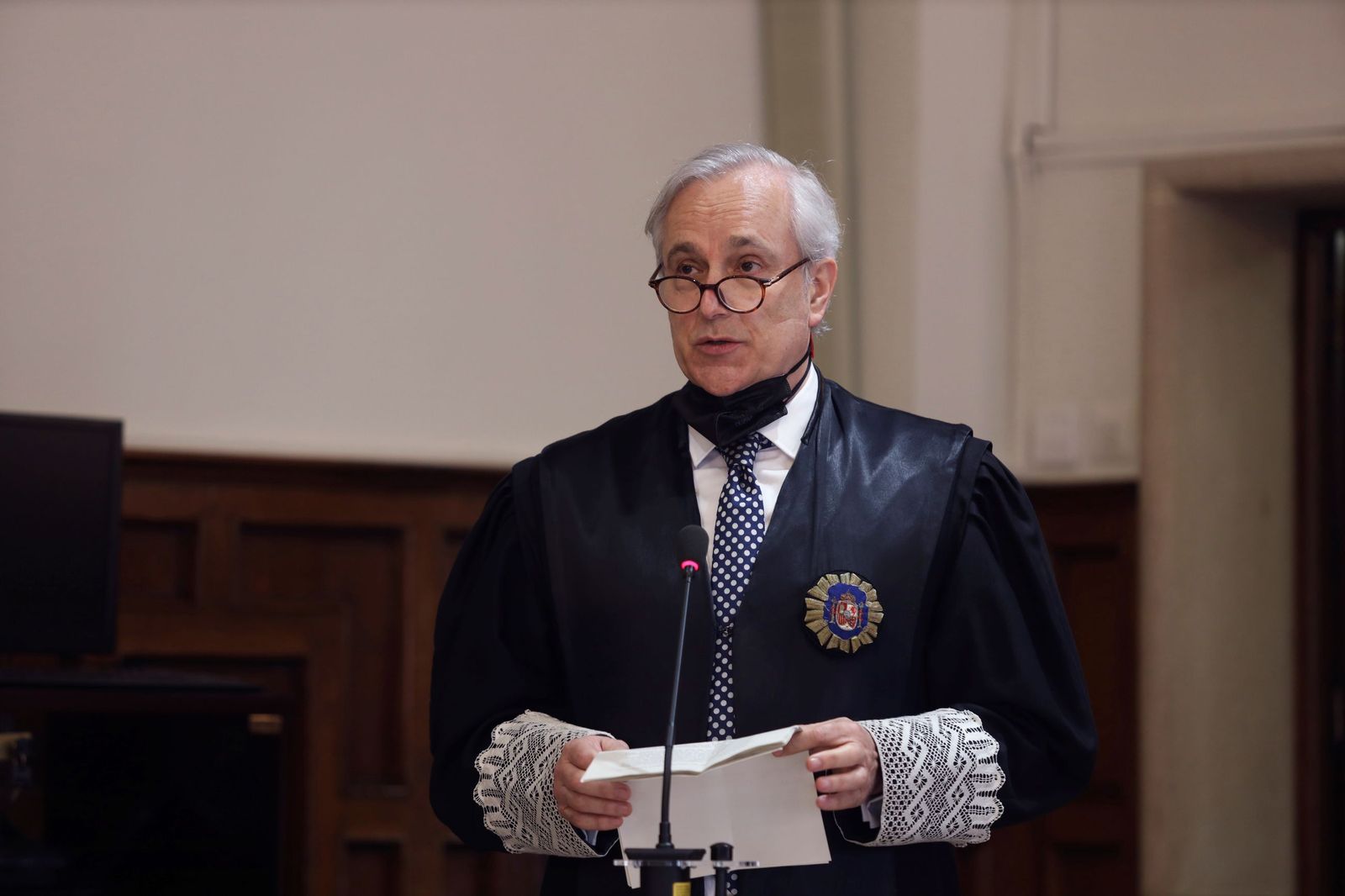 Toma de posesión el  presidente de la Audiencia Provincial, José Antonio Vega, en la Audiencia de Salamanca. Foto de archivo