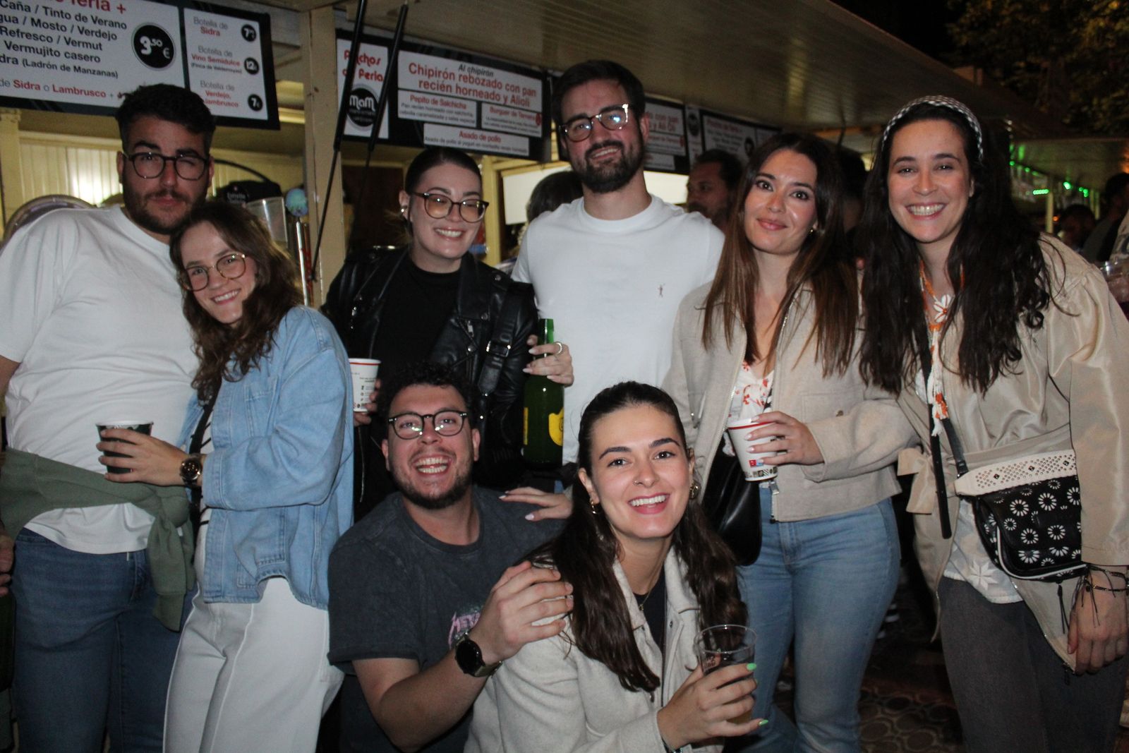 Ambiente en la Feria de Día en la tarde de este miércoles