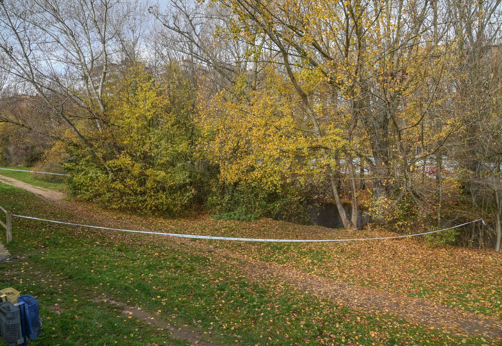 Ricardo Ordóñez  ICAL . Lugar donde ayer apareció el cadáver de un bebé en el Rio Arlanzón en Burgos
