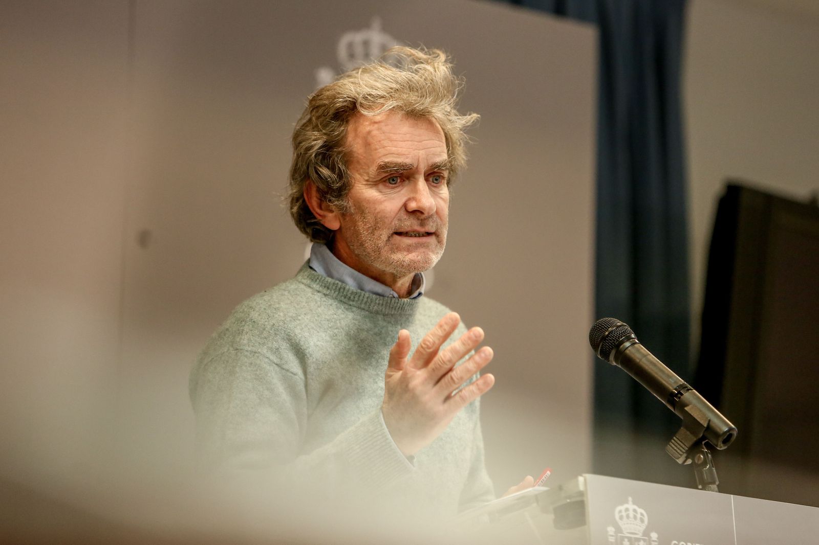 El director del Centro de Coordinación de Alertas y Emergencias Sanitarias (CCAES), Fernando Simón durante una rueda de prensa convocada ante los medios de comunicación en el Ministerio de Sanidad,