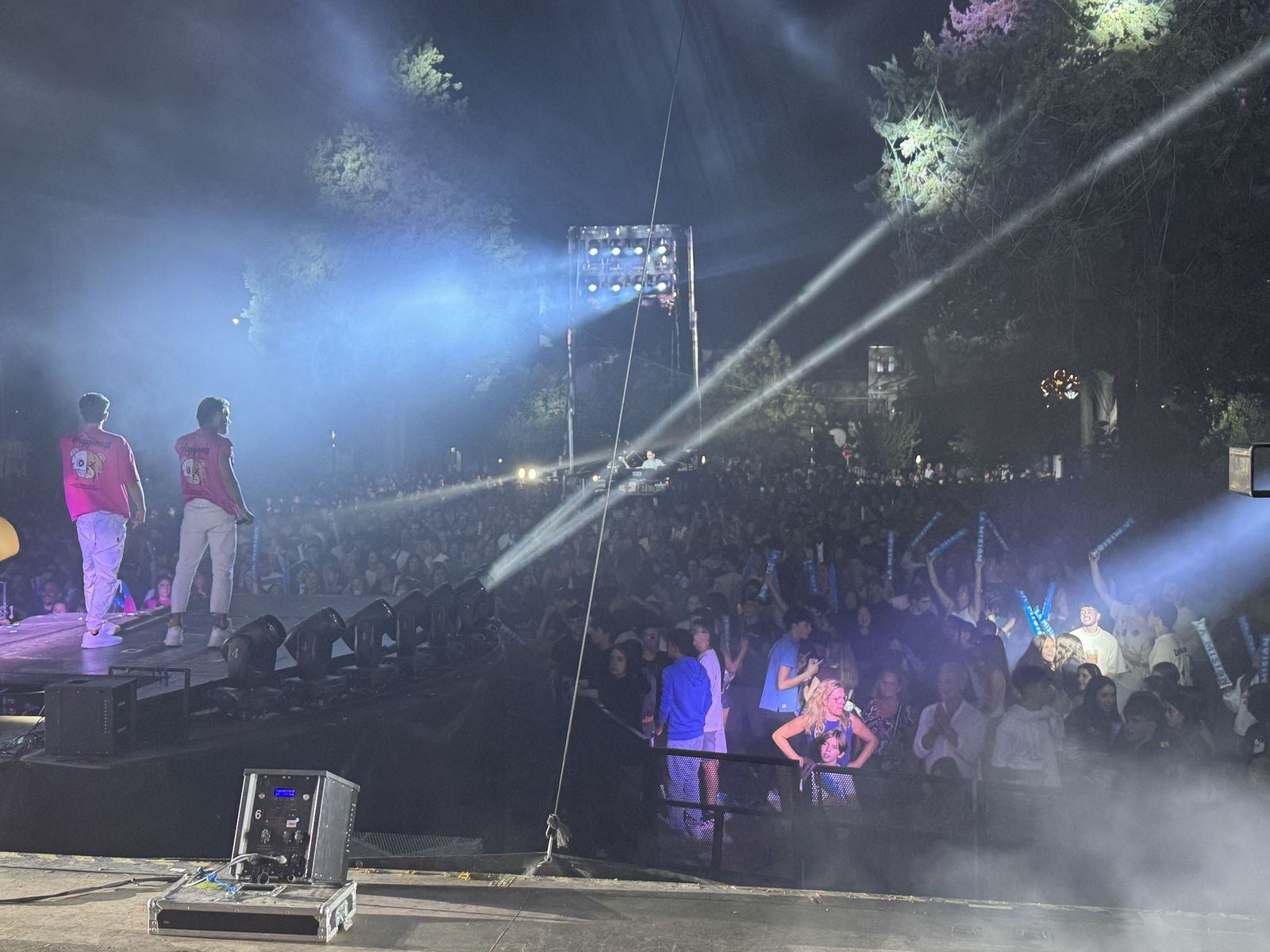 Salamanca de noche, sábado 23 de agosto