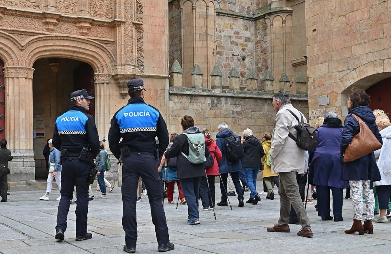Policía Local en la Universidad de Salamanca