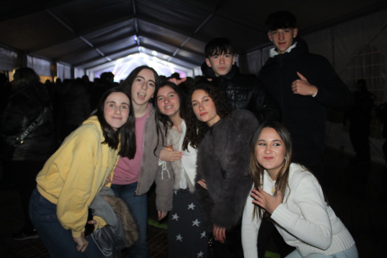 Salamanca de noche, sábado 7 de febrero