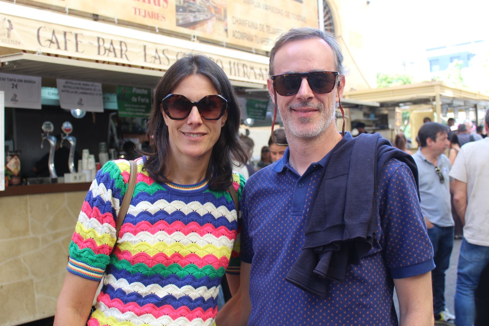 Ambiente en la Feria de Día en el mediodía de este sábado