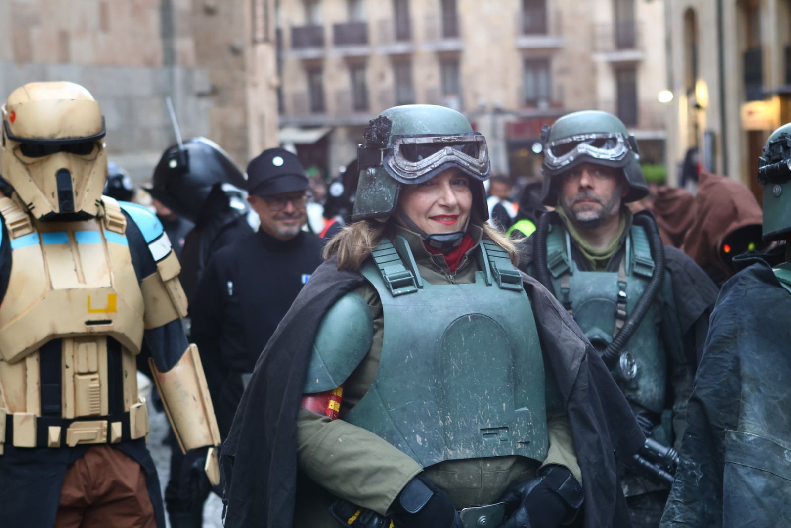 Desfile de Star Wars por el centro de Salamanca