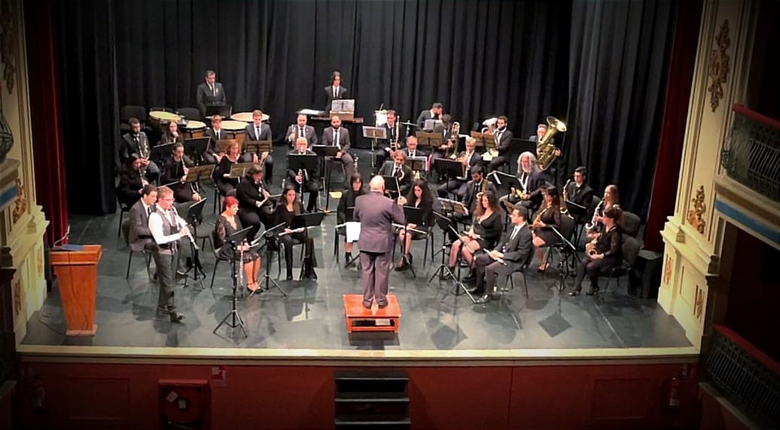 Un momento del concierto de Santa Cecilia. Foto Banda Municipal de Música de Béjar