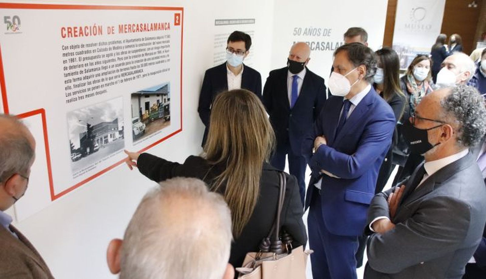 Carlos García Carbayo, inaugura la exposición ‘50 años de Mercasalamanca’ Carlos García Carbayo, inaugura la exposición ‘50 años de Mercasalamanca’