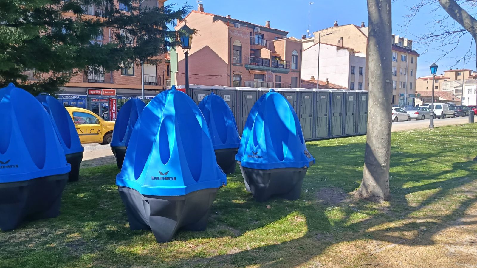 Urinarios portátiles parque San Martín