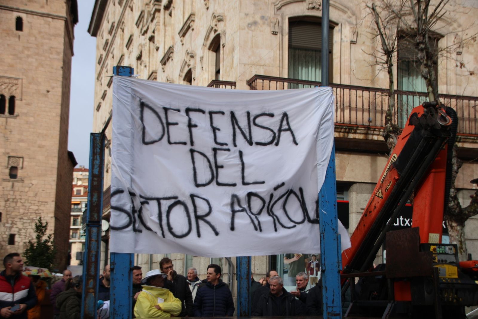 Protesta de los apicultores en Salamanca contra Mercosur