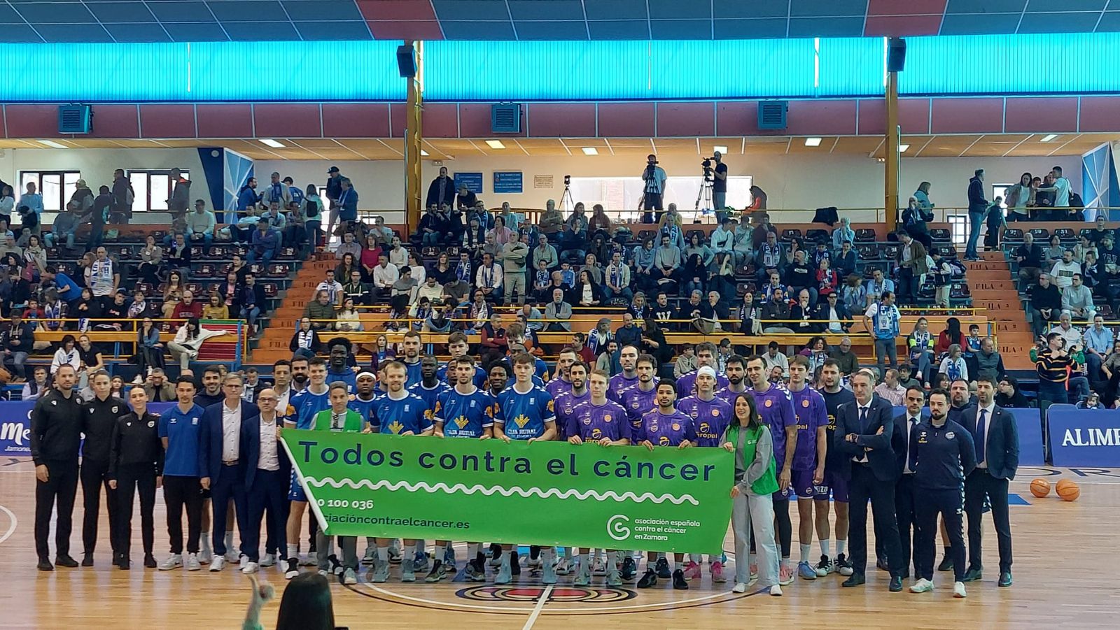 El CB Zamora, el Palencia Baloncesto y la AECC unen fuerzas para visibilizar la lucha contra el cáncer de colon