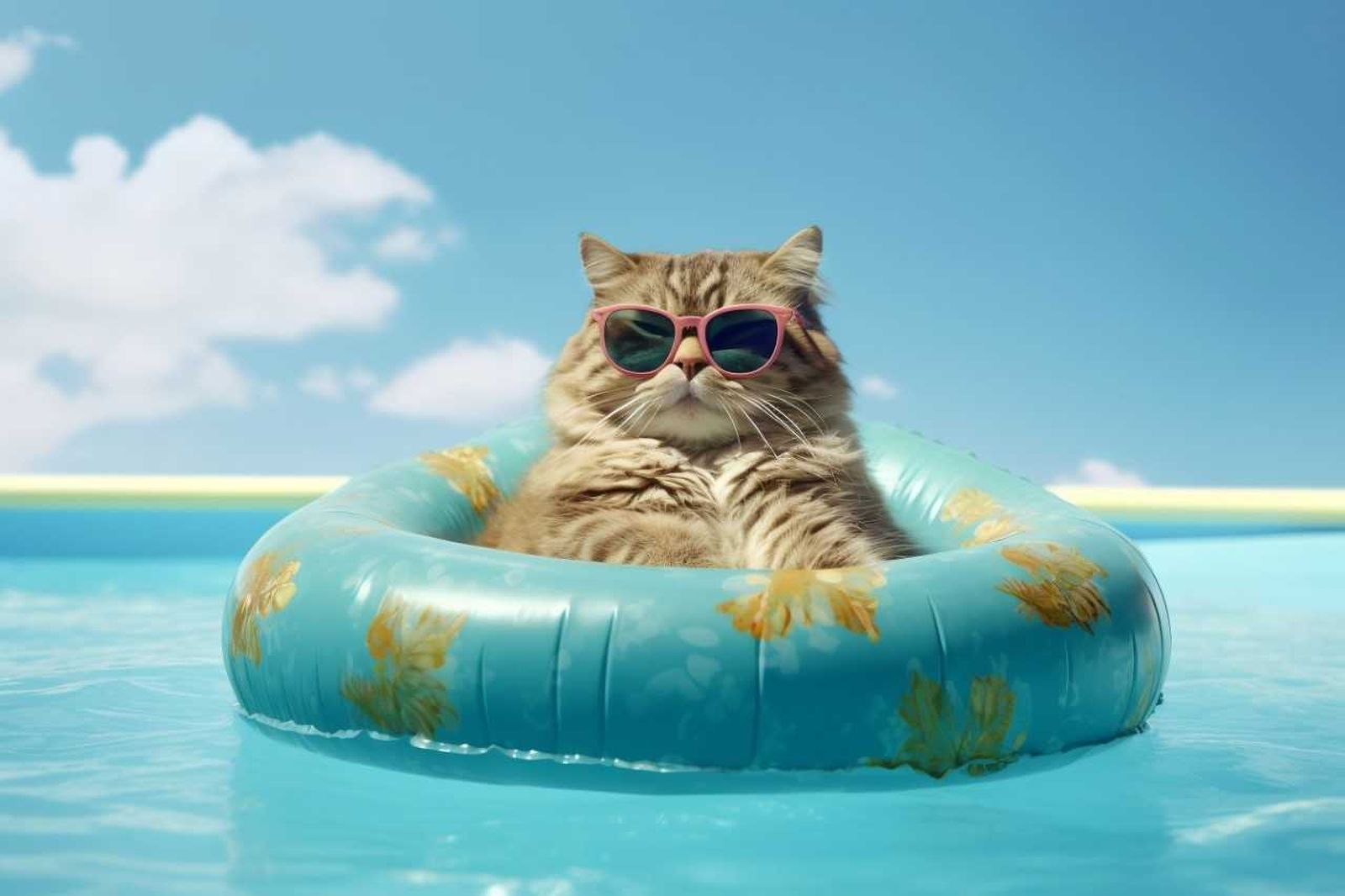 Gato en verano