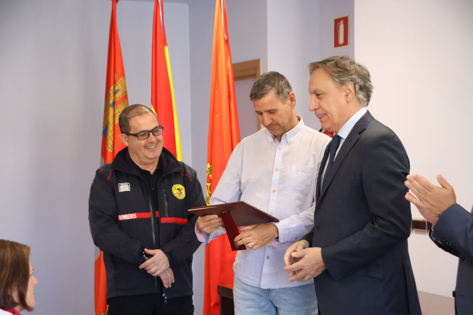 Homenaje a personal jubilado del Servicio de Prevención, Extinción de Incendios y Salvamento