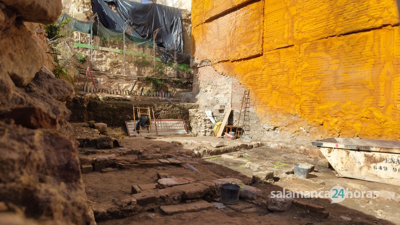 Restos arqueológicos encontrado en San Pablo. S24H. Mikel Antúnez.