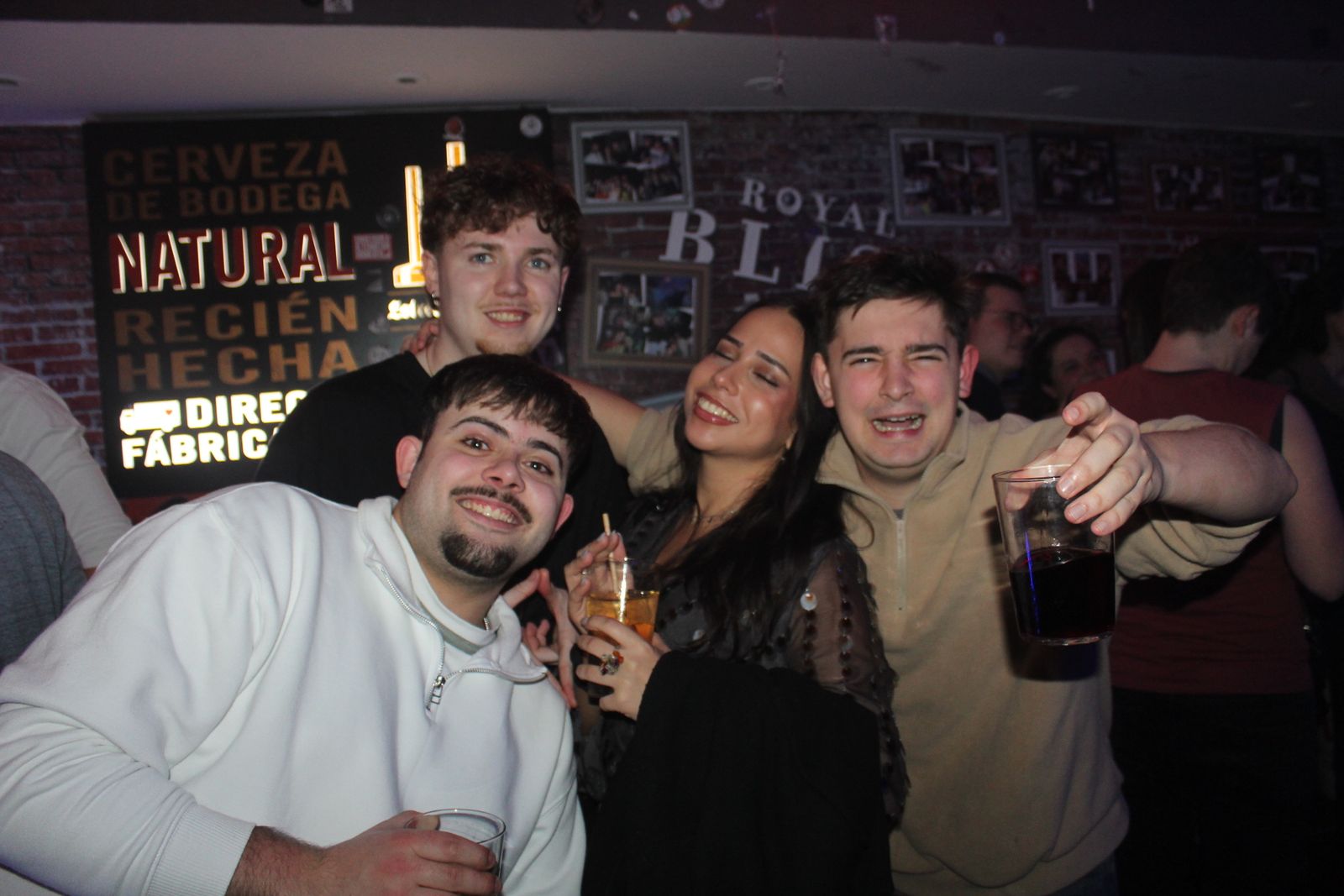 Salamanca de noche, sabado 24 de enero