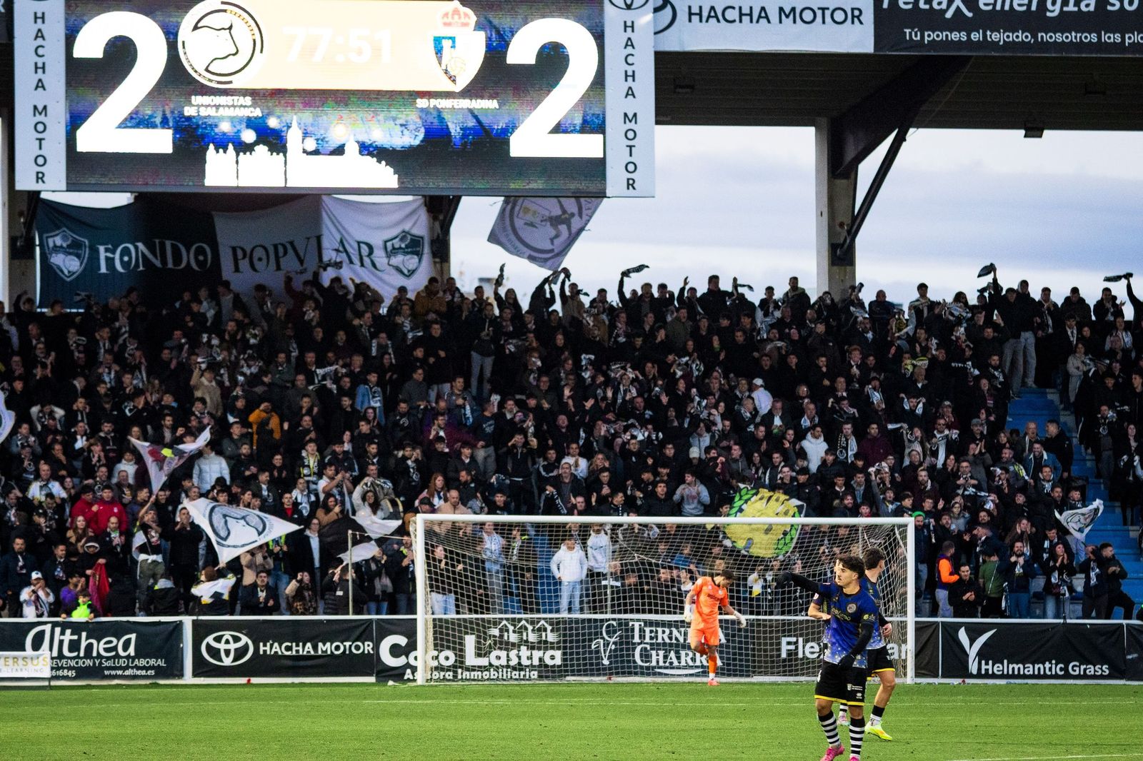 Unionistas – Ponferradina. Estadio Reina Sofía