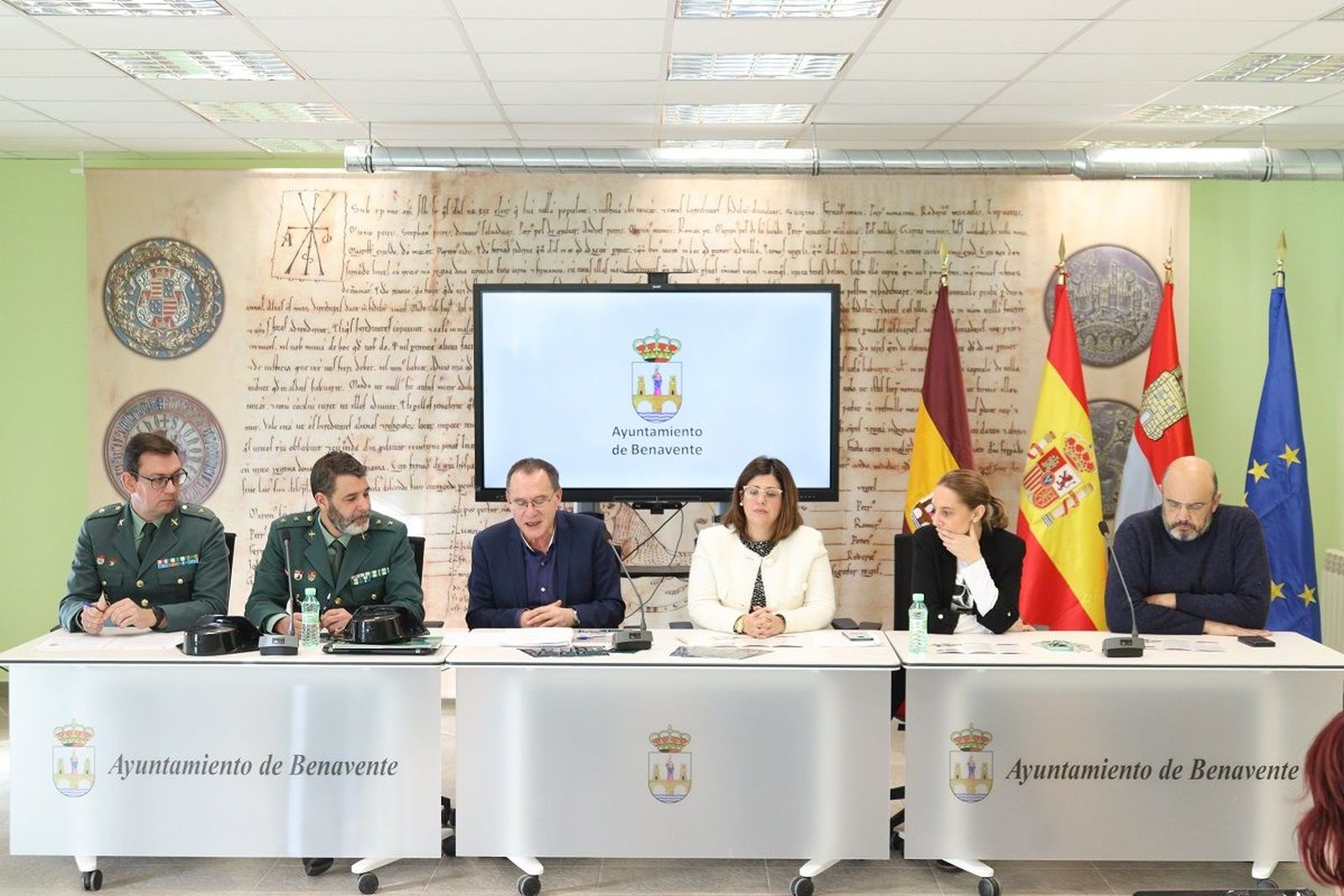 Presentación de la campaña 'Comercio seguro' de Benavente