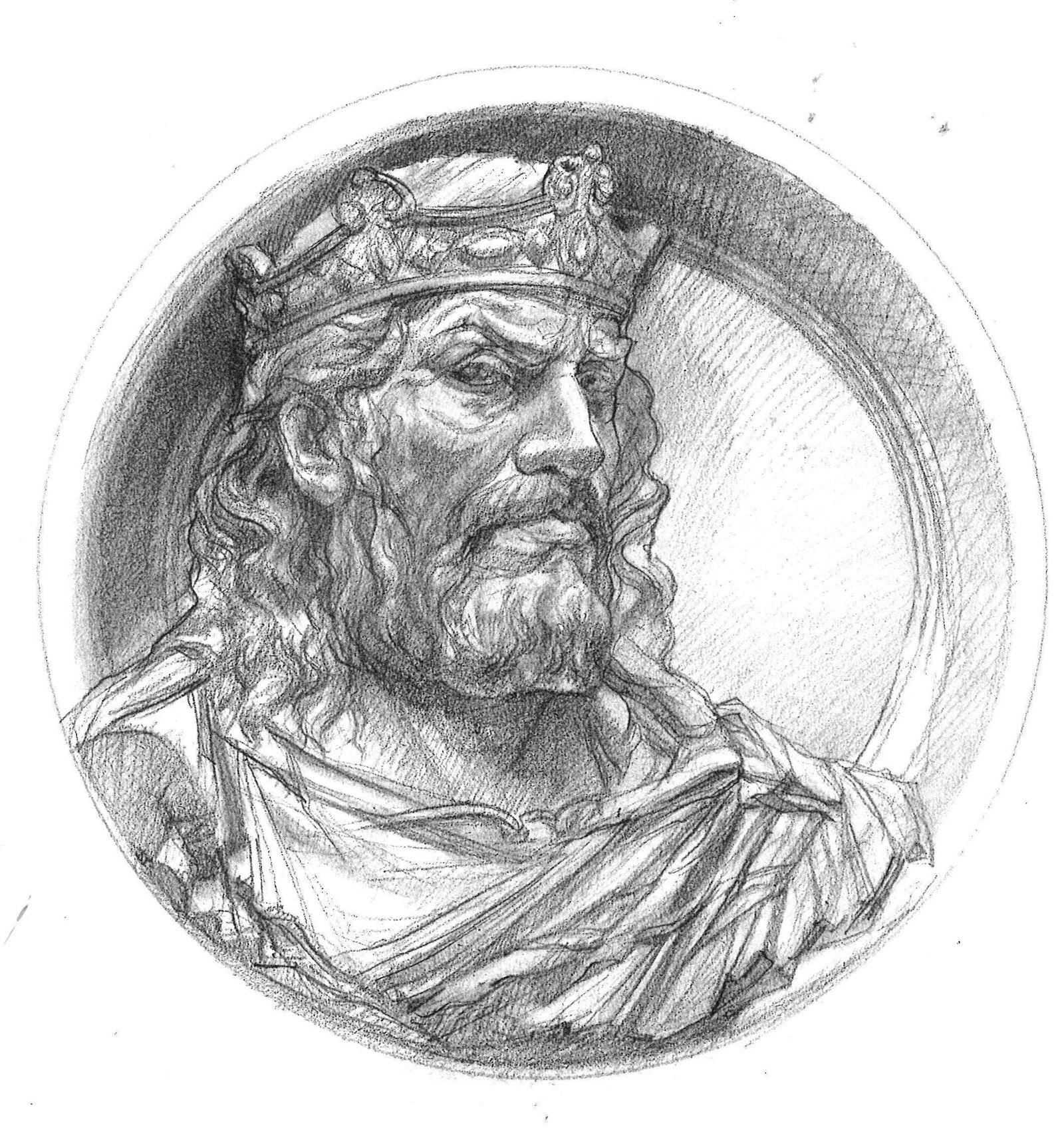 Boceto Medallón Alfonso IX