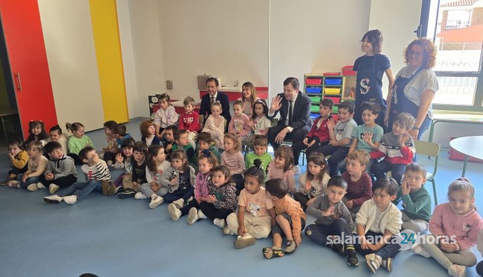 Inauguración del colegio de Aldeatejada, C.R.A. Los Arapiles