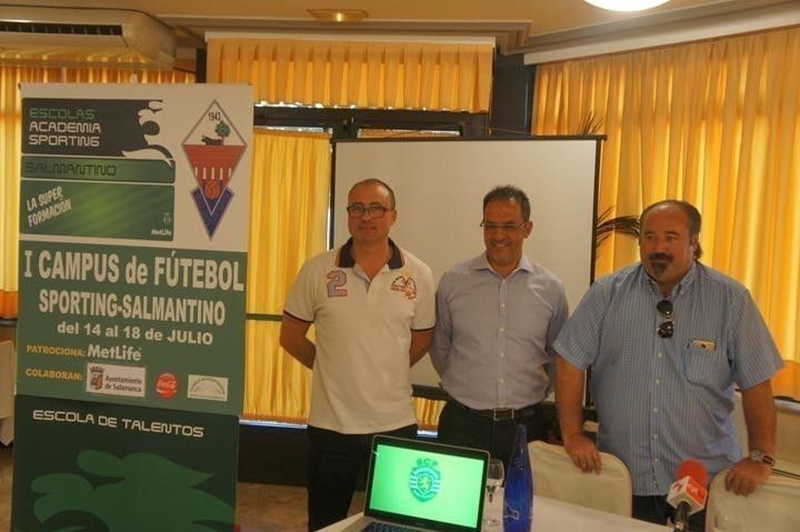Presentado el I Campus de Fútbol Sporting-Salmantino