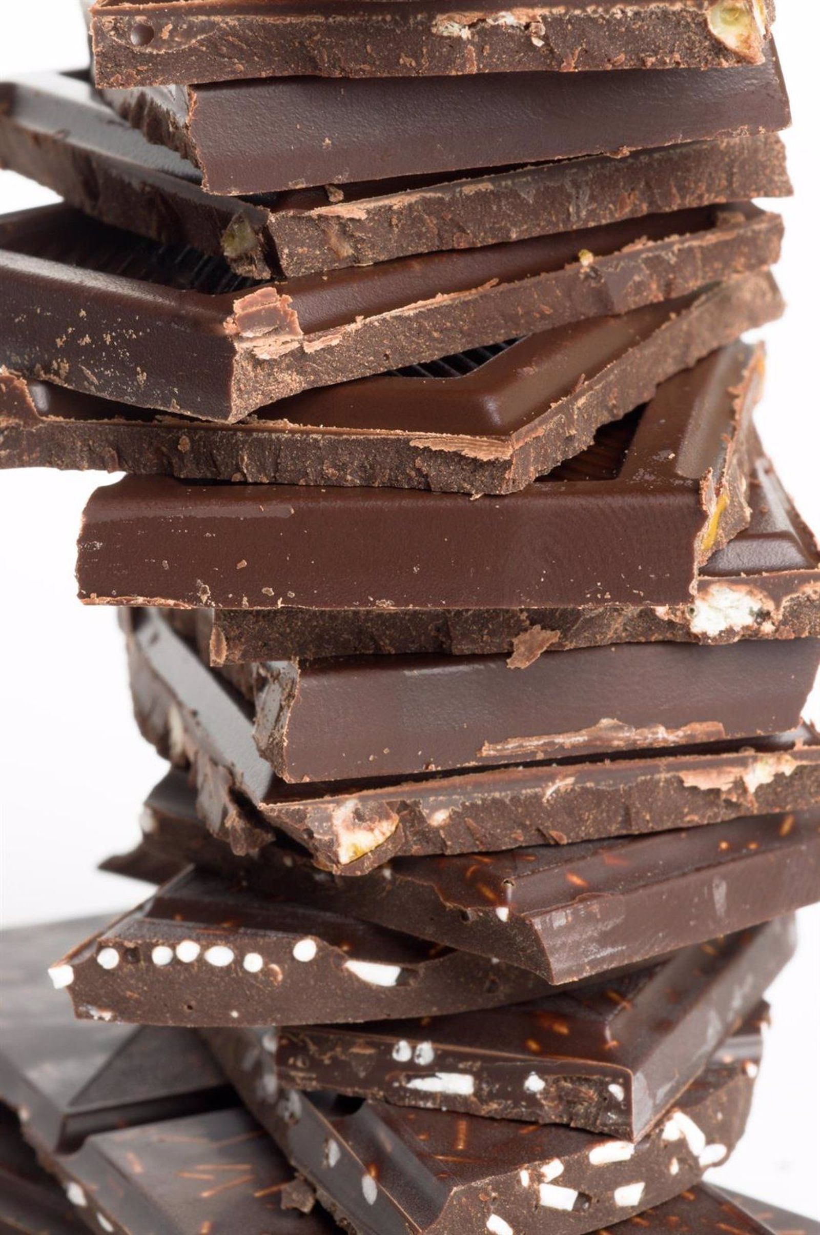 Porciones de chocolate