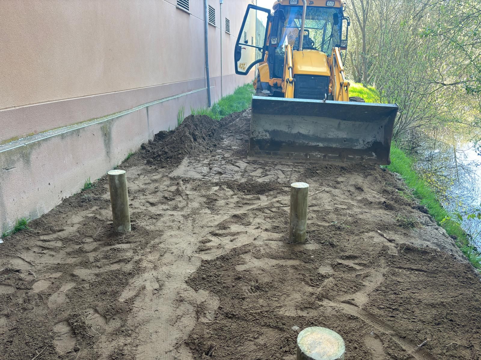 Obras Puerta del Río en Alba de Tormes