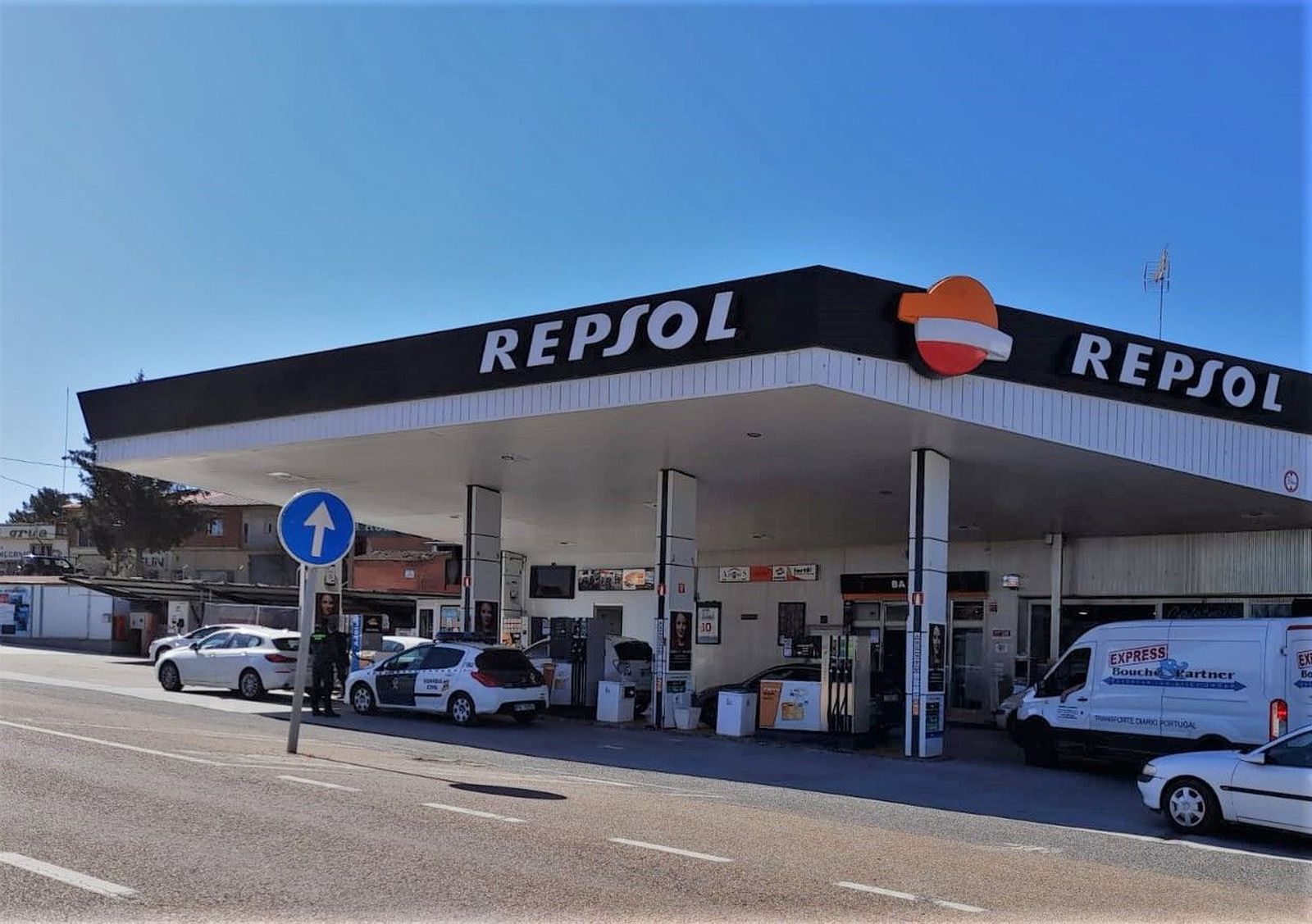 Imagen de la gasolinera ubicada en Alcañices