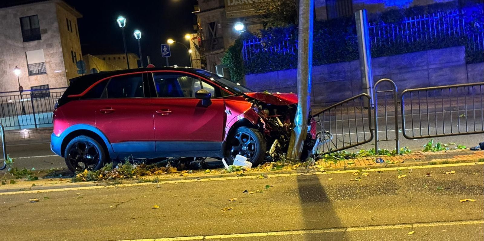 Choque en el paseo de San Vicente