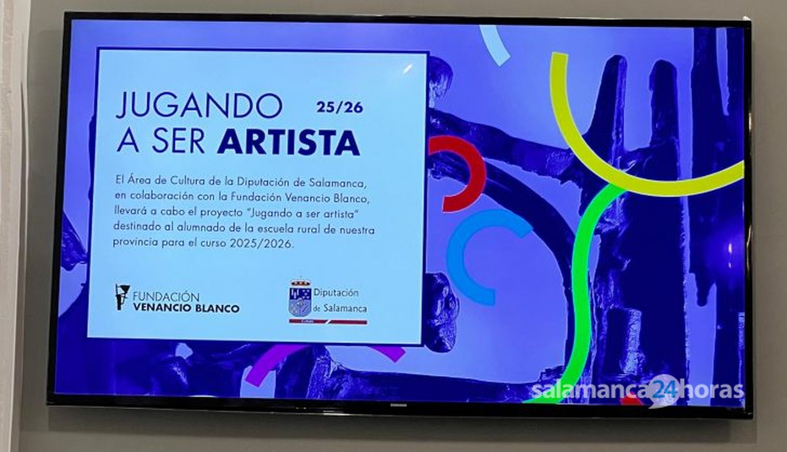 'Jugando a ser artista' programa de la Diputación de Salamanca y la Fundación Venancio Blanco 'Jugando a ser artista' programa de la Diputación de Salamanca y la Fundación Venancio Blanco