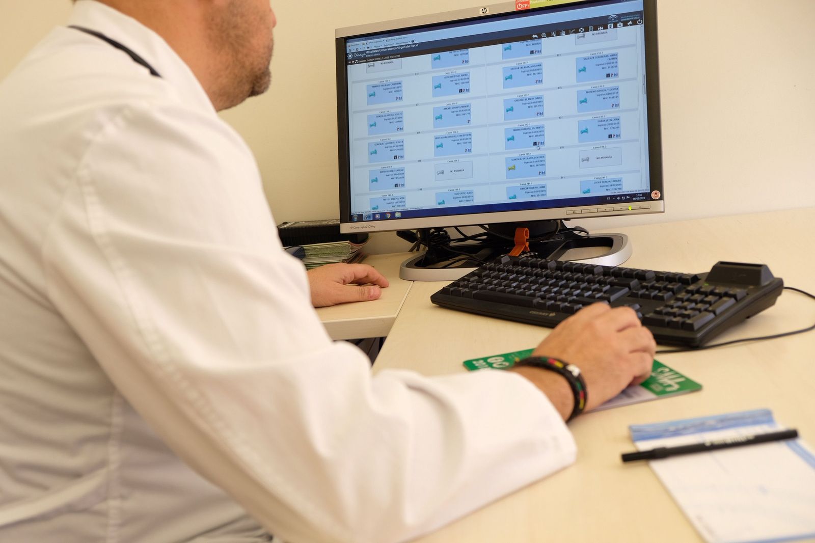 Médicos de familia. Foto de archivo