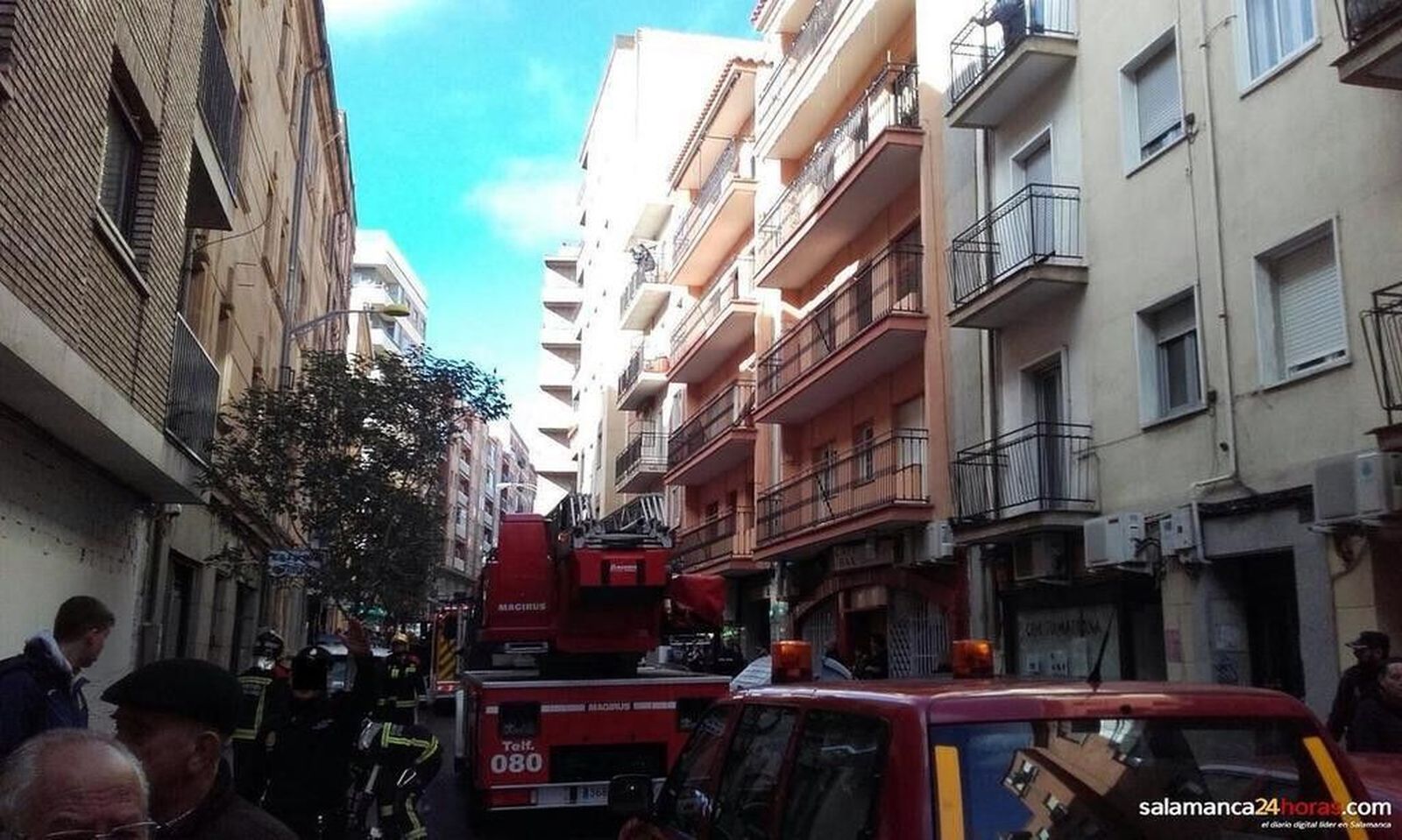 Incendio en la calle Vasco de Gama