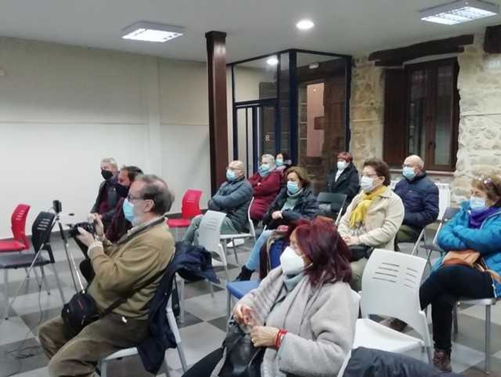 Asistentes a la presentación