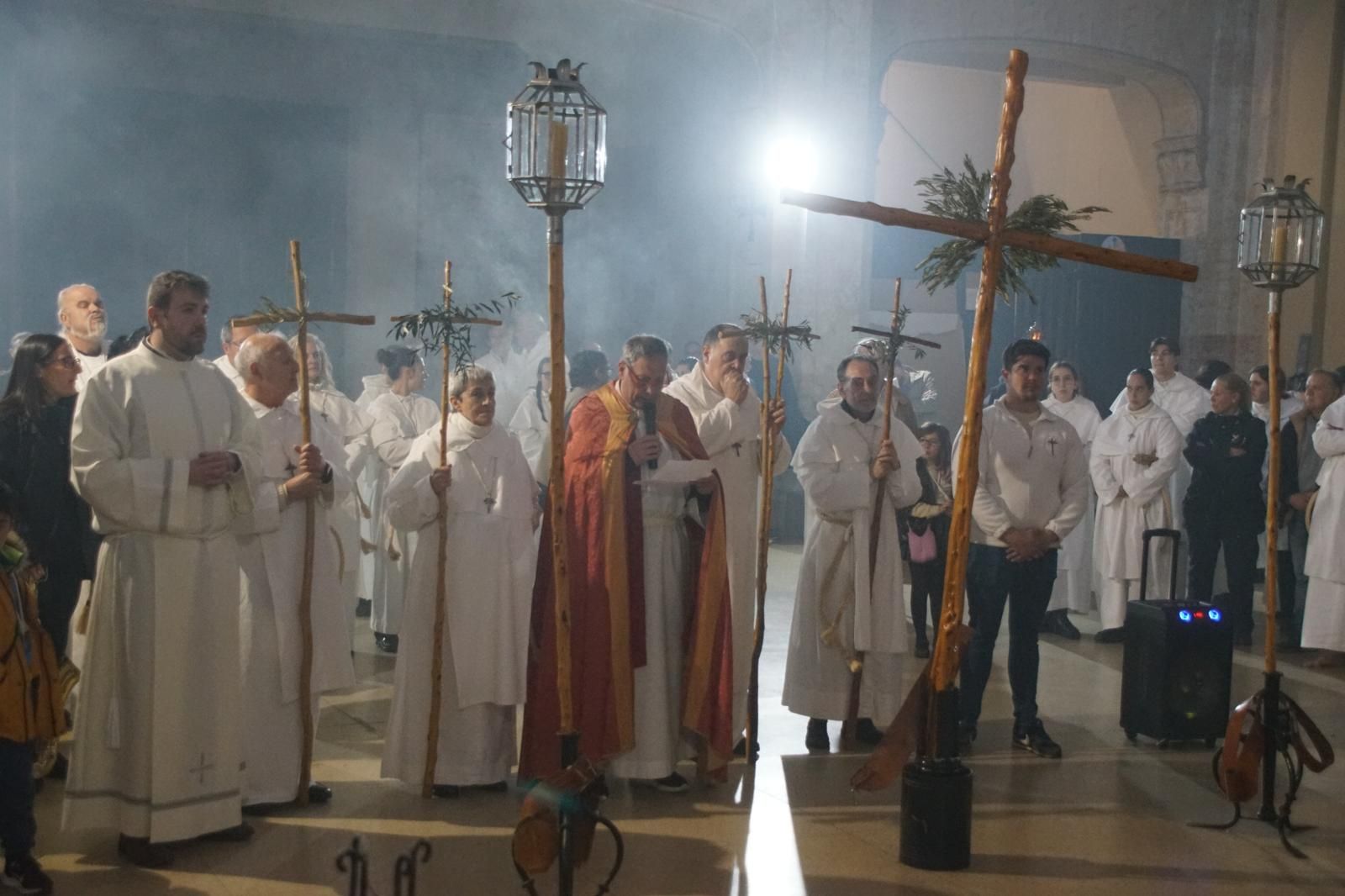 María Nuestra Madre y el Cristo del Amor y de la Paz en la procesión de la Semana Santa 2026 en Salamanca