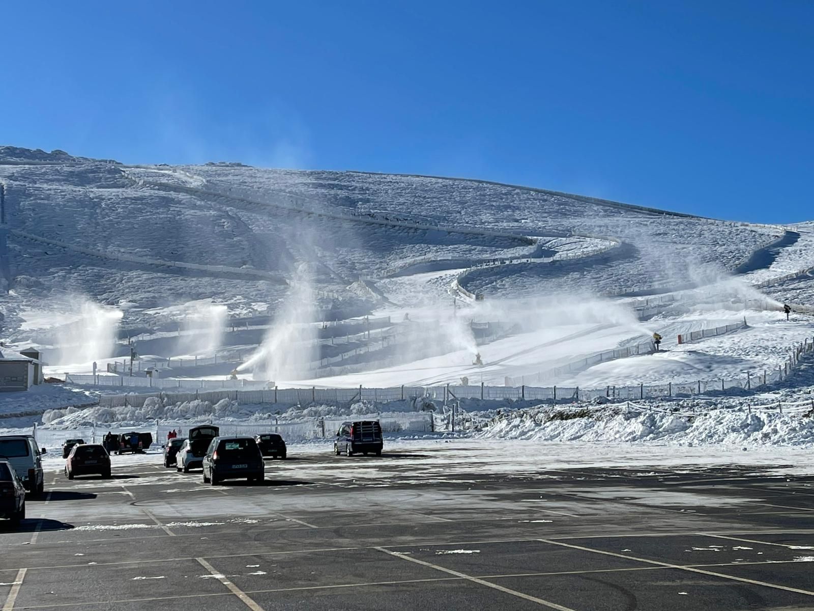 Nieve en La Covatilla