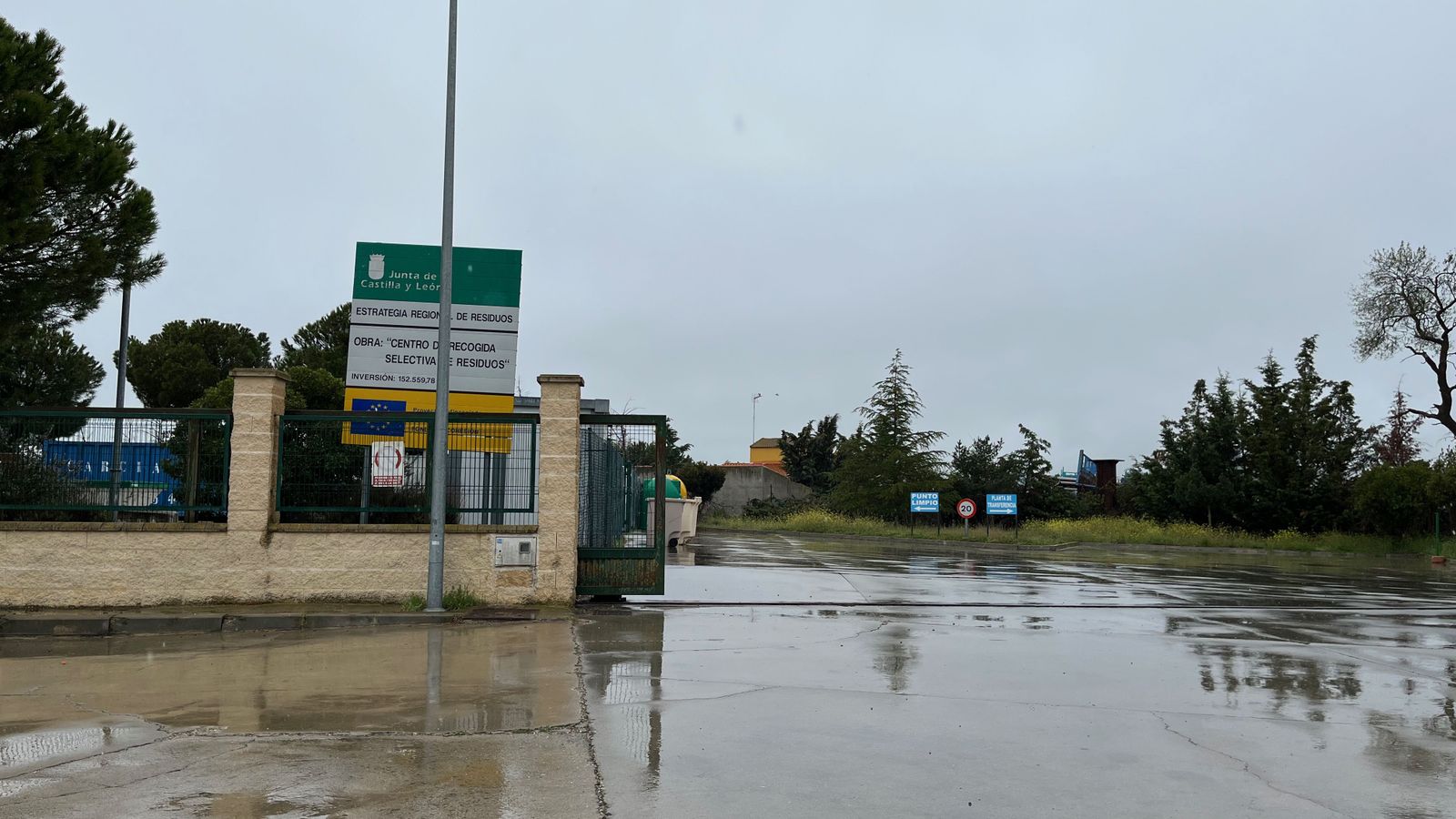 Instalaciones del Punto limpio de Peñaranda