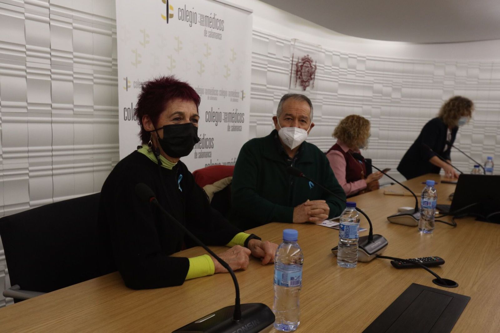 Francisco García, vocal de ATRA y Obesidad Salamanca, en el acto de la asociación por el Día Internacional de la lucha contra los TCA