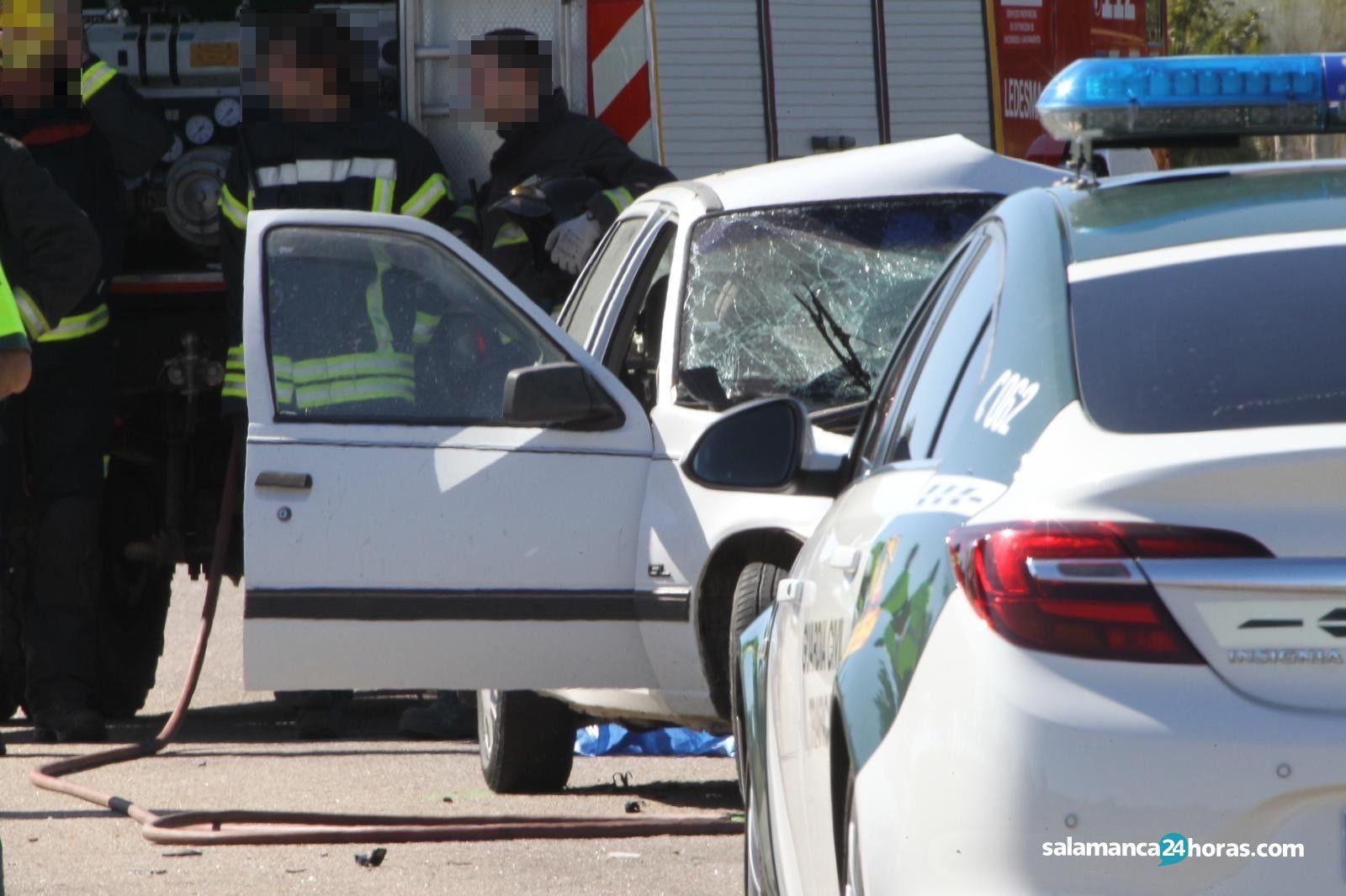 Accidente en la carretera de Vitigudino 1